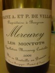Domaine A. et P. de Villaine_Les Montots_Mercurey_2006