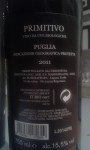 Frapa Grand Cru_Primitivo_2011_back